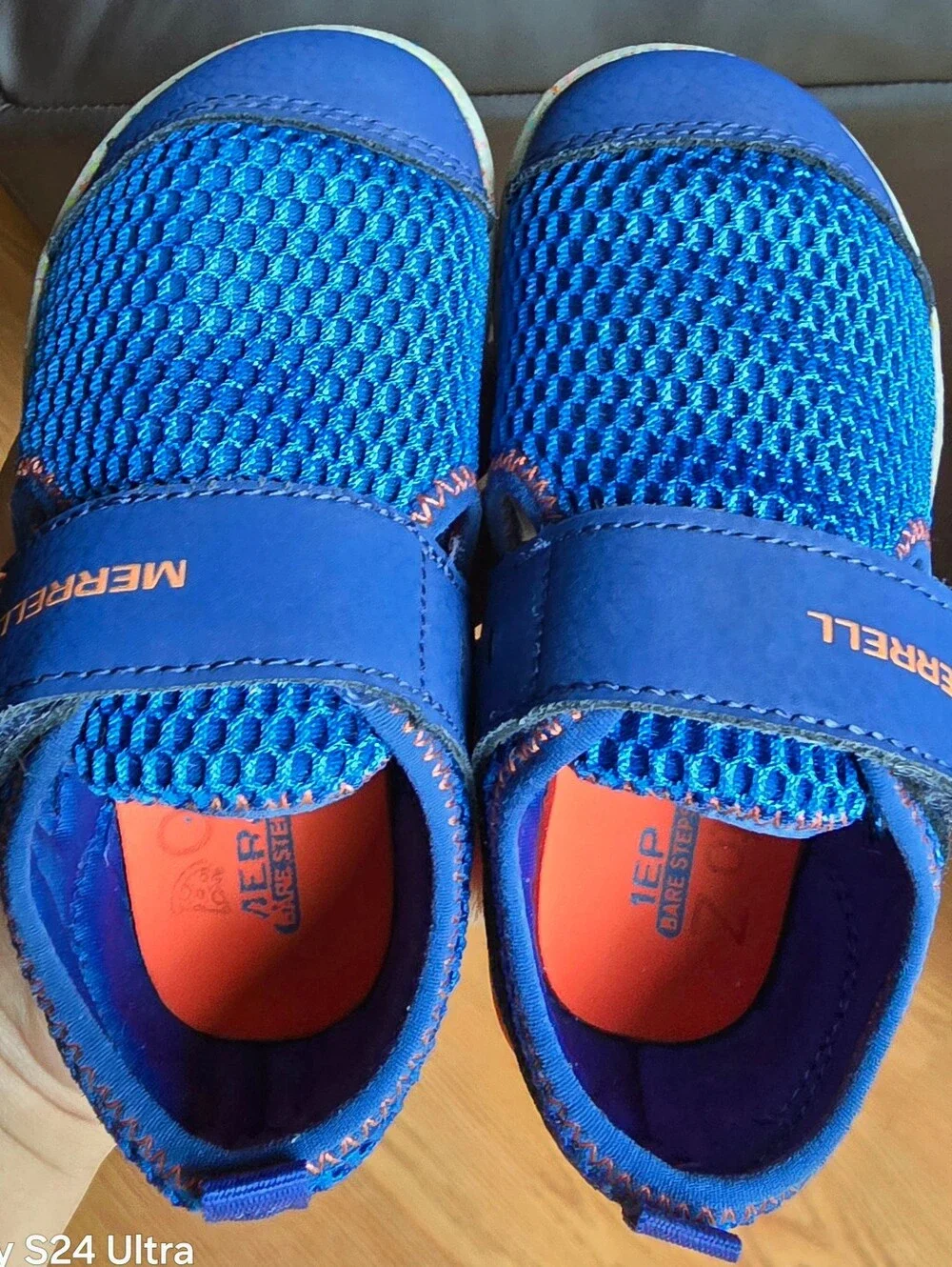 Sz 7 Toddler Kids MERRELL BARE STREPS H2O Active Water Shoes